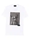 John Richmond Classic White T-shirt With Minimalist Design In White
