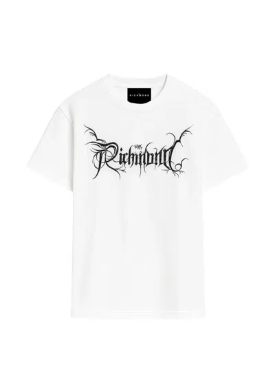 John Richmond Graphic T-shirt In White