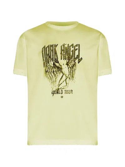 John Richmond Graphic-print Distressed T-shirt In Green