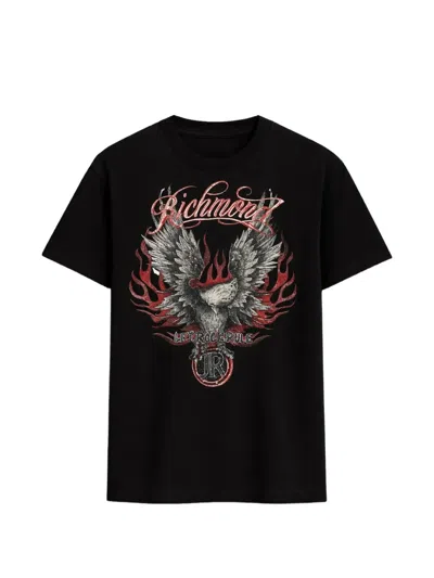 John Richmond Graphic-print T-shirt In Black