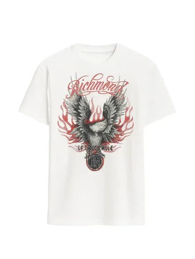 John Richmond Graphic-print T-shirt In White