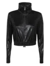 John Richmond Half Zip Sweatshirt In Black