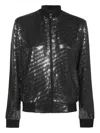 John Richmond Full Zipper Casual Jacket In Black