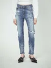 John Richmond High Waist Jeans In Blu