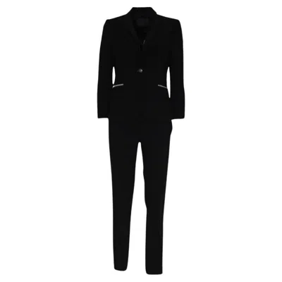 Pre-owned John Richmond Jacket Pants Suit Size 40 In Black