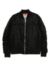 John Richmond Zip-front Bomber Jacket In Black