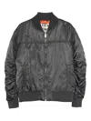 John Richmond Zip-up Bomber Jacket In Gray