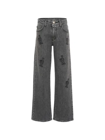John Richmond Junior Kids' Appliqué Trousers In Gray