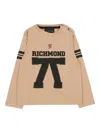 John Richmond Junior Appliquéd Long-sleeve T-shirt In Neutral