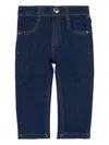 John Richmond Junior Back-logo Jeans In Blue
