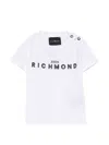 John Richmond Junior Buttoned T-shirt In White