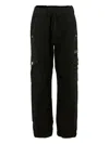 John Richmond Junior Cargo-pocket Drawstring Trousers In Black