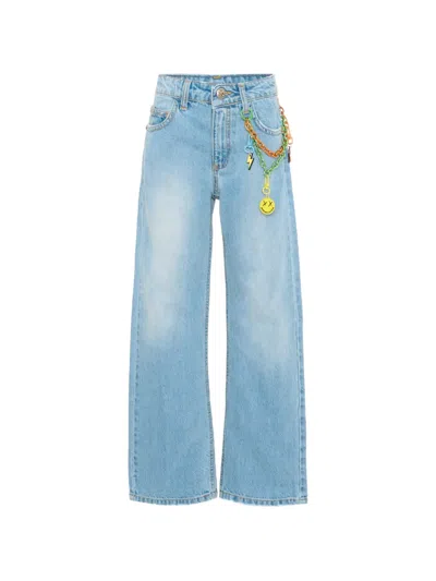 John Richmond Junior Kids' Charm Jeans In Blue