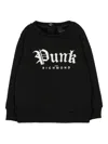 John Richmond Junior Crew-neck Sweatshirt In Black