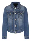 John Richmond Junior Denim Jacket In Blue