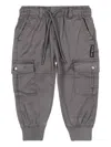 John Richmond Junior Drawstring Cargo Pants In Neutral