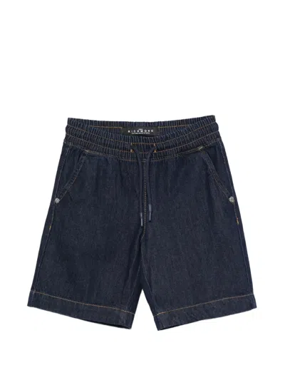 John Richmond Junior Kids' Drawstring Elasticated-waist Shorts In Brown