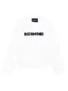 John Richmond Junior Embroidered-logo Sweatshirt In Neutral