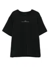 John Richmond Junior Embroidered Snake-print T-shirt In Black