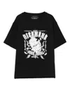 John Richmond Junior Graphic-print Cotton T-shirt In Blue