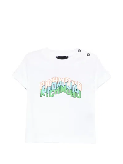 John Richmond Junior Babies' Graphic-print T-shirt In White