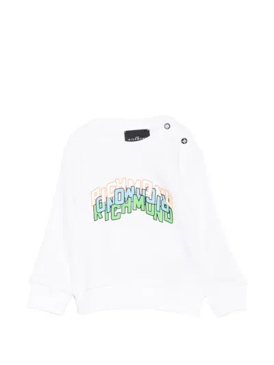 John Richmond Junior Babies' Graphic-print Sweatshirt In White