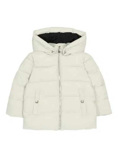 John Richmond Junior Babies' Hooded Jacket In Neutral