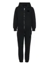 John Richmond Junior Hooded Logo-appliqué Tracksuit Set In Black