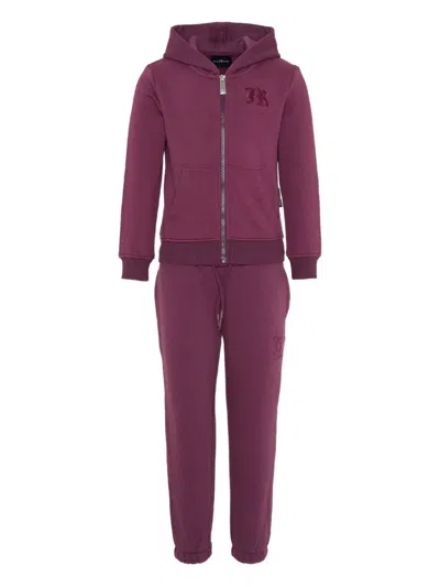 John Richmond Junior Kids' Hooded Tracksuit In Purple
