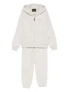 John Richmond Junior Hooded Tracksuit Set In Gray
