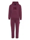 John Richmond Junior Hooded Tracksuit Set In Red