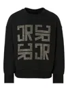 John Richmond Junior Jr Crystal-embellished Sweatshirt In Black
