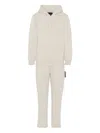 John Richmond Junior Logo-appliqué Hooded Tracksuit Set In Neutral