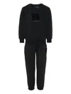 John Richmond Junior Logo-appliqué Tracksuit Set In Black