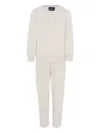 John Richmond Junior Logo-appliqué Tracksuit Set In Neutral