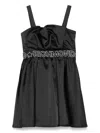 John Richmond Junior Logo-band Dress In Black