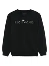 John Richmond Junior Logo-embellished Sweatshirt In Black