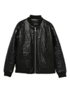 John Richmond Junior Logo-embossed Jacket In Black