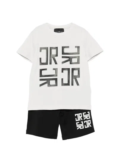 John Richmond Junior Kids' Logo-embossed Shorts Set (set Of Two) In Multi