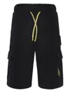John Richmond Junior Logo-embroidered Shorts In Black