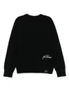 John Richmond Junior Logo-embroidered Sweater In Black