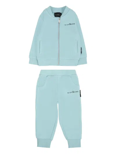 John Richmond Junior Babies' Logo-embroidered Tracksuit In Green
