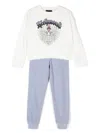 John Richmond Junior Logo-embroidered Tracksuit Set In White