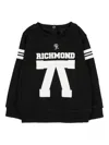 John Richmond Junior Logo Graphic Sweatshirt In Black