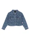 JOHN RICHMOND JUNIOR LOGO-JACQUARD JACKET