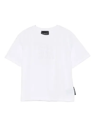 John Richmond Junior Kids' Logo-patch T-shirt In White