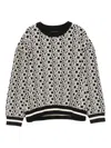 John Richmond Junior Logo-pattern Sweater In Black