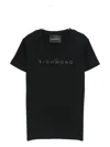 John Richmond Junior Logo-print Cotton T-shirt In Black