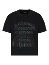 John Richmond Junior Logo-print Cotton T-shirt In Black