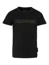John Richmond Junior Logo-print Cotton T-shirt In Black